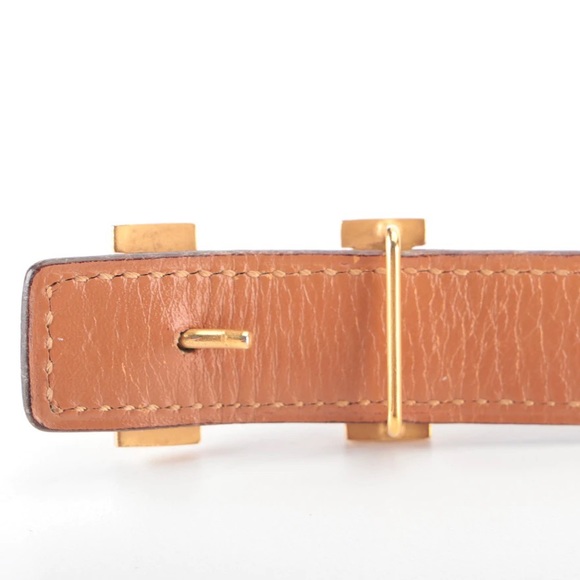 HERMES Mini Constance Crocodile Belt Reversible - Picture 6 of 12